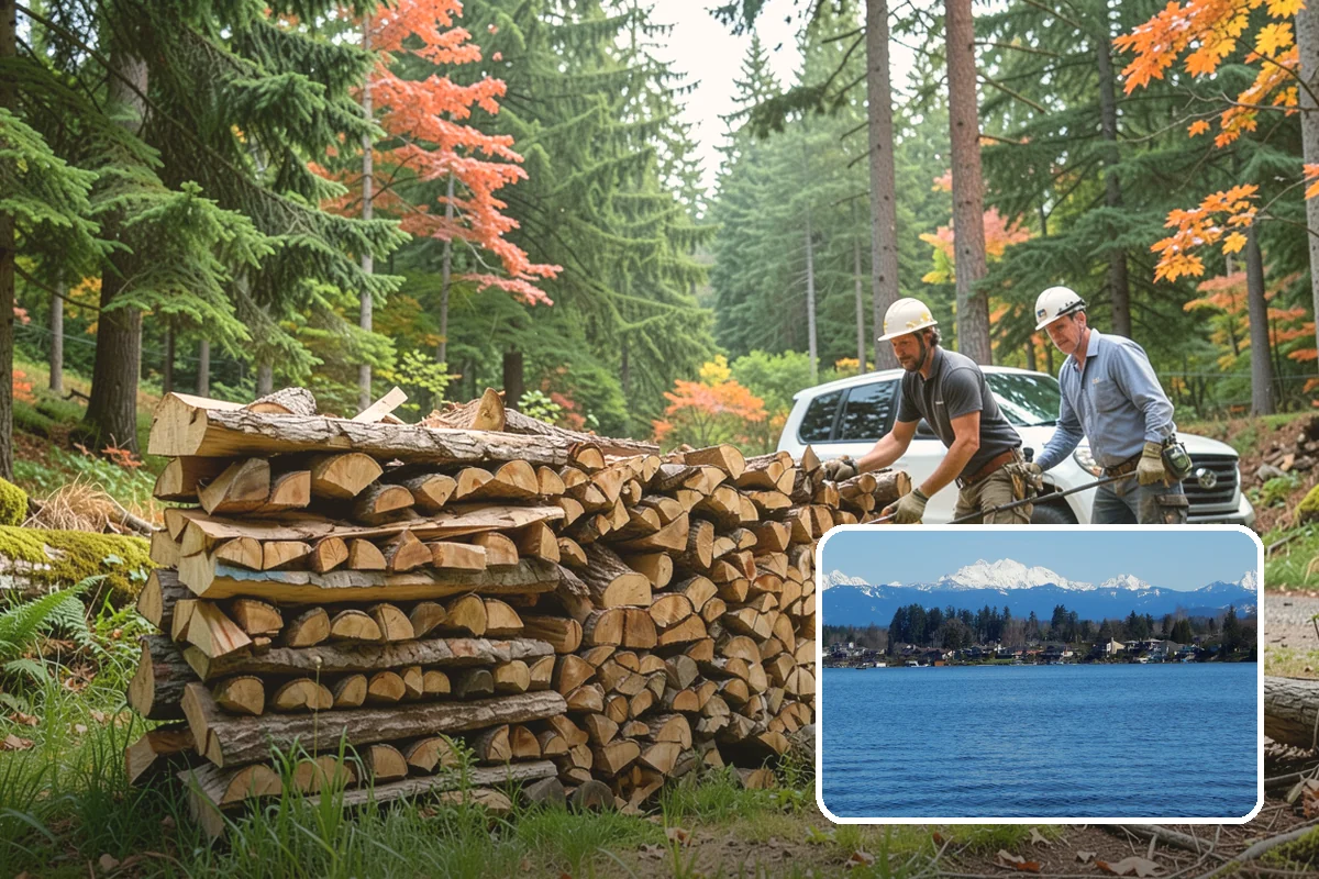 Green Firewood in Lake Stevens, Snohomish County, WA - Lowest per-volume price of any option