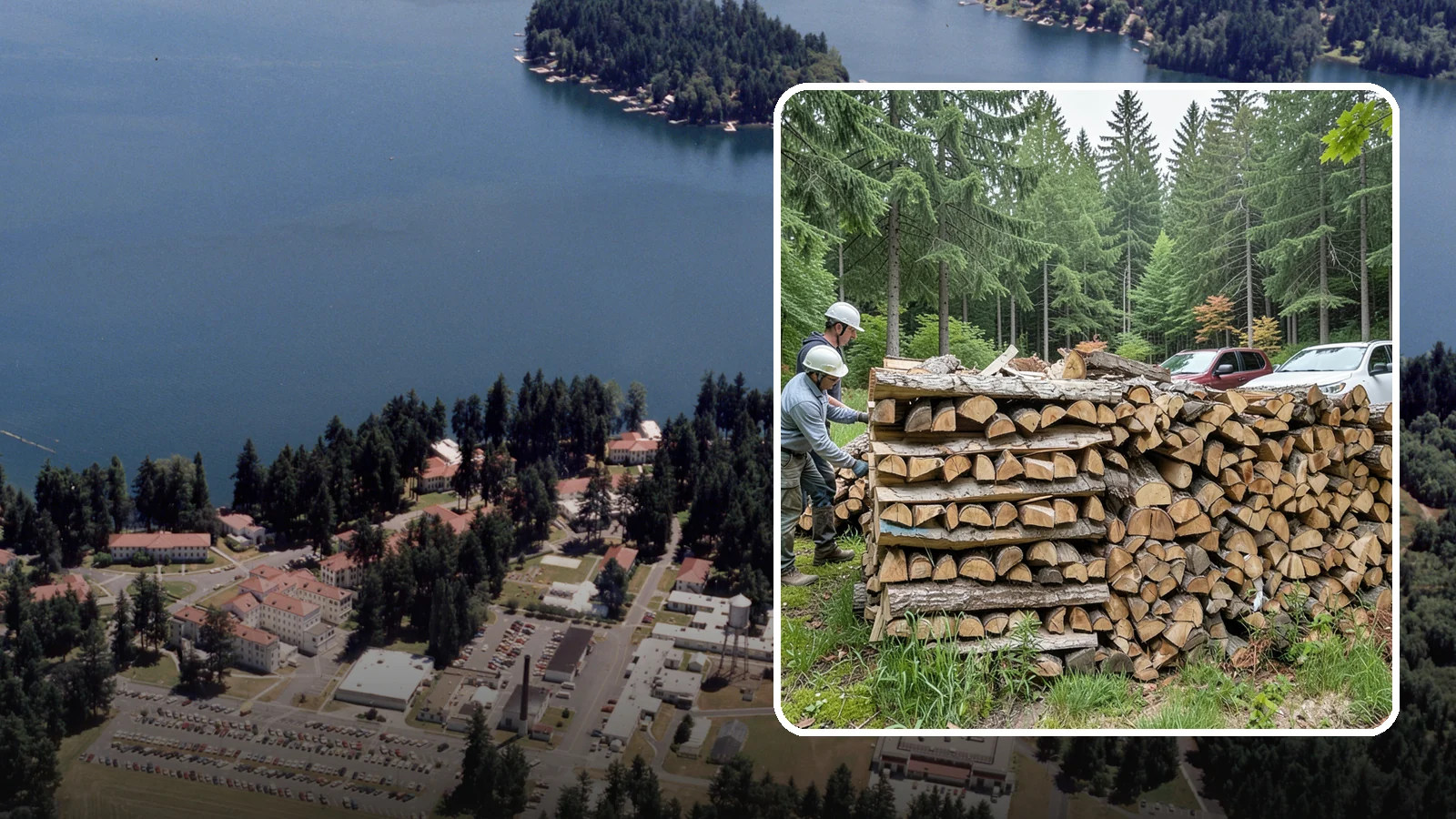 Green Firewood in Lakewood, Pierce County, WA - Our green firewood is freshly cut and unseasoned, sold at a lower price for buyers who plan to dry it themselves before burning.
