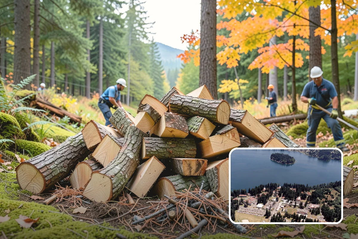 Green Firewood in Lakewood, Pierce County, WA - Lowest per-volume price of any option