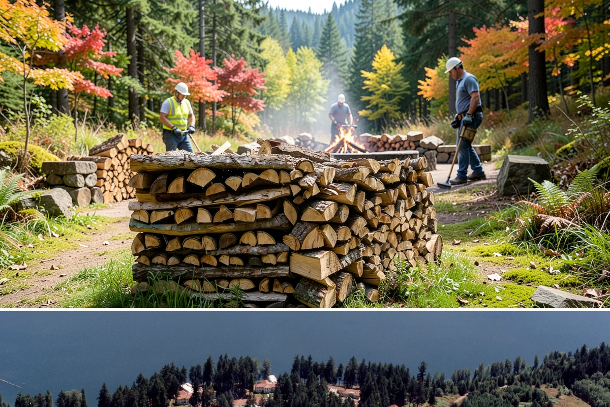Green Firewood in Lakewood, Pierce County, WA - Buy green firewood in spring or early summer so it has the warm, drier months to season before you need it.