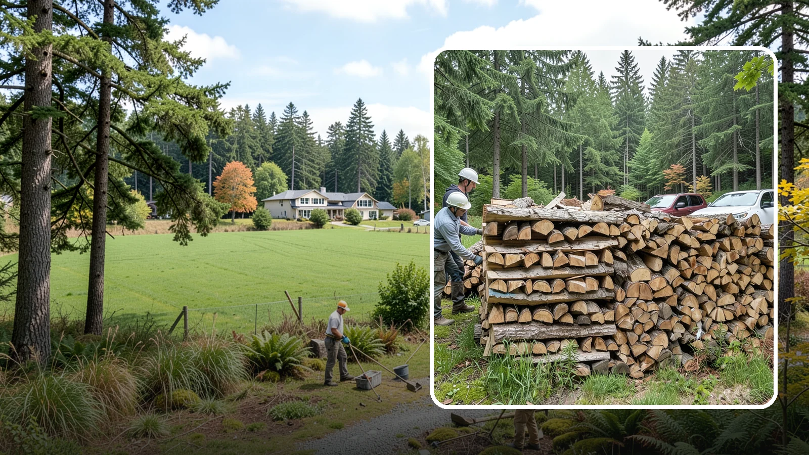 Green Firewood in Lyman, WA - Our green firewood is freshly cut and unseasoned, sold at a lower price for buyers who plan to dry it themselves before burning.