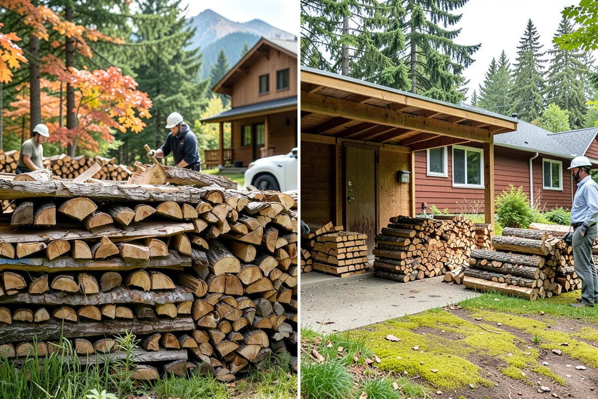 Green Firewood in Lyman, WA - We cut and split fresh wood to your requested size