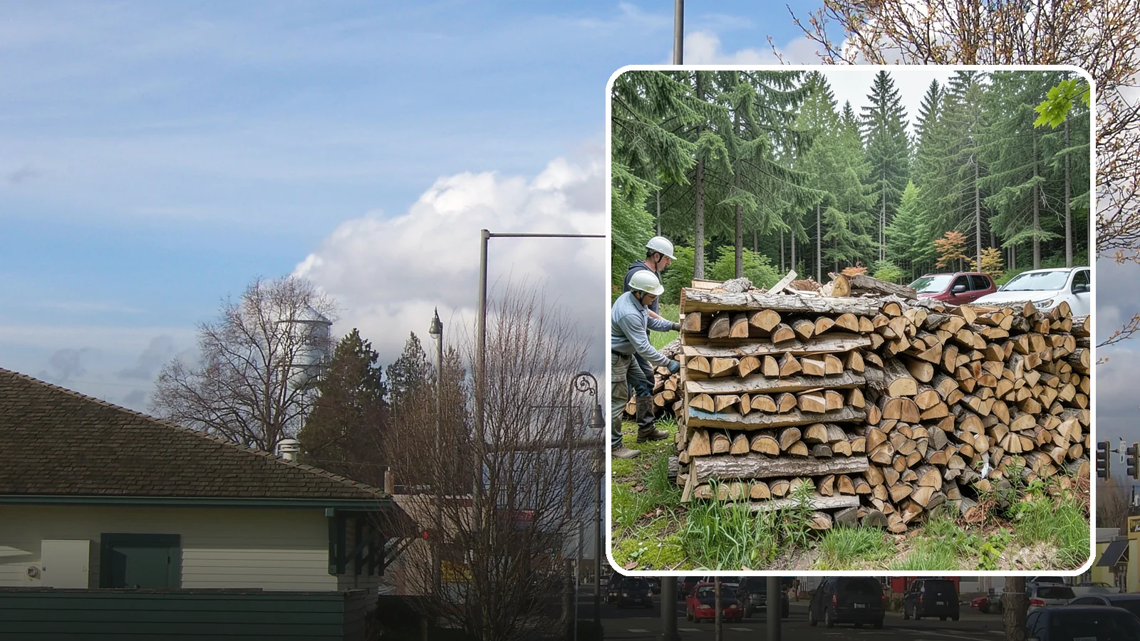Green Firewood in Marysville, Snohomish County, WA - Our green firewood is freshly cut and unseasoned, sold at a lower price for buyers who plan to dry it themselves before burning.