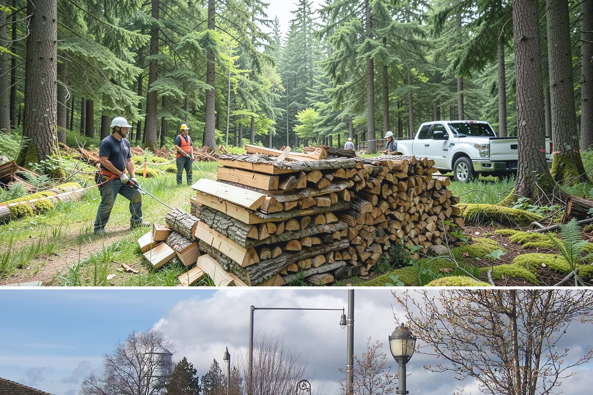 Green Firewood in Marysville, Snohomish County, WA - Buy green firewood in spring or early summer so it has the warm, drier months to season before you need it.