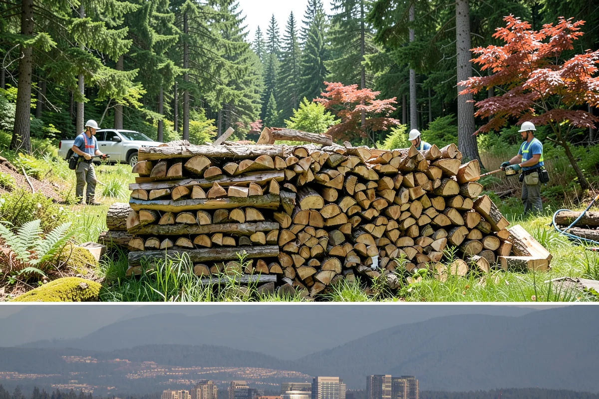 Green Firewood in Medina, King County, WA - Buy green firewood in spring or early summer so it has the warm, drier months to season before you need it.