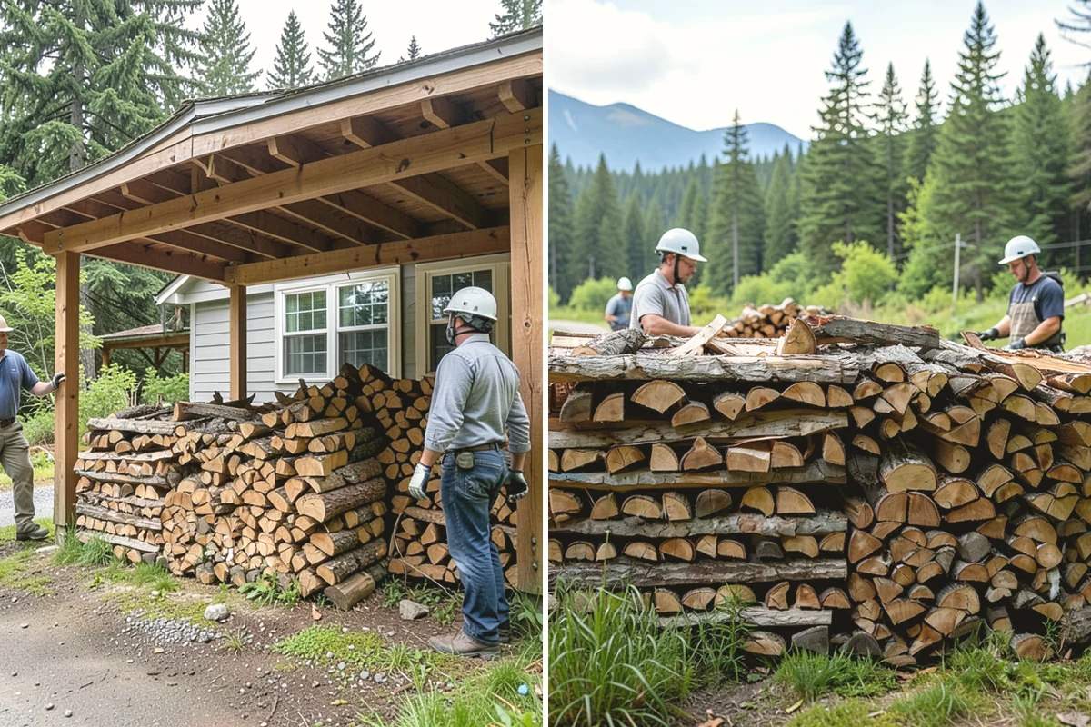 Green Firewood in Mercer Island, King County, WA - We cut and split fresh wood to your requested size