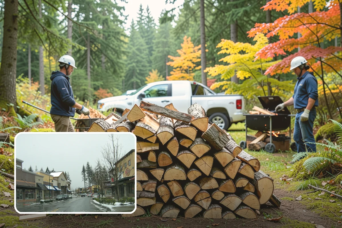 Green Firewood in Mill Creek, Snohomish County, WA - Lowest per-volume price of any option