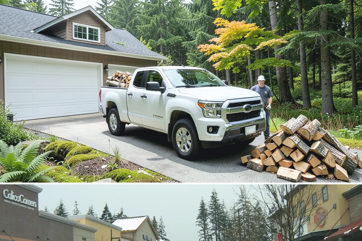 Green Firewood in Mill Creek, Snohomish County, WA - Buy green firewood in spring or early summer so it has the warm, drier months to season before you need it.