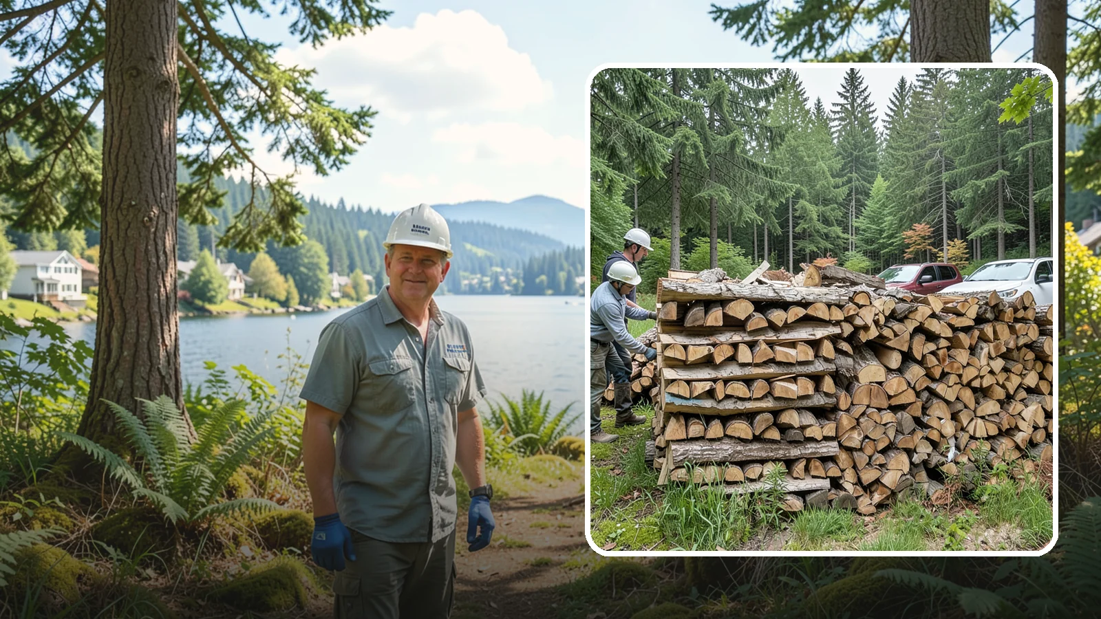 Green Firewood in Milton, King County, WA - Our green firewood is freshly cut and unseasoned, sold at a lower price for buyers who plan to dry it themselves before burning.