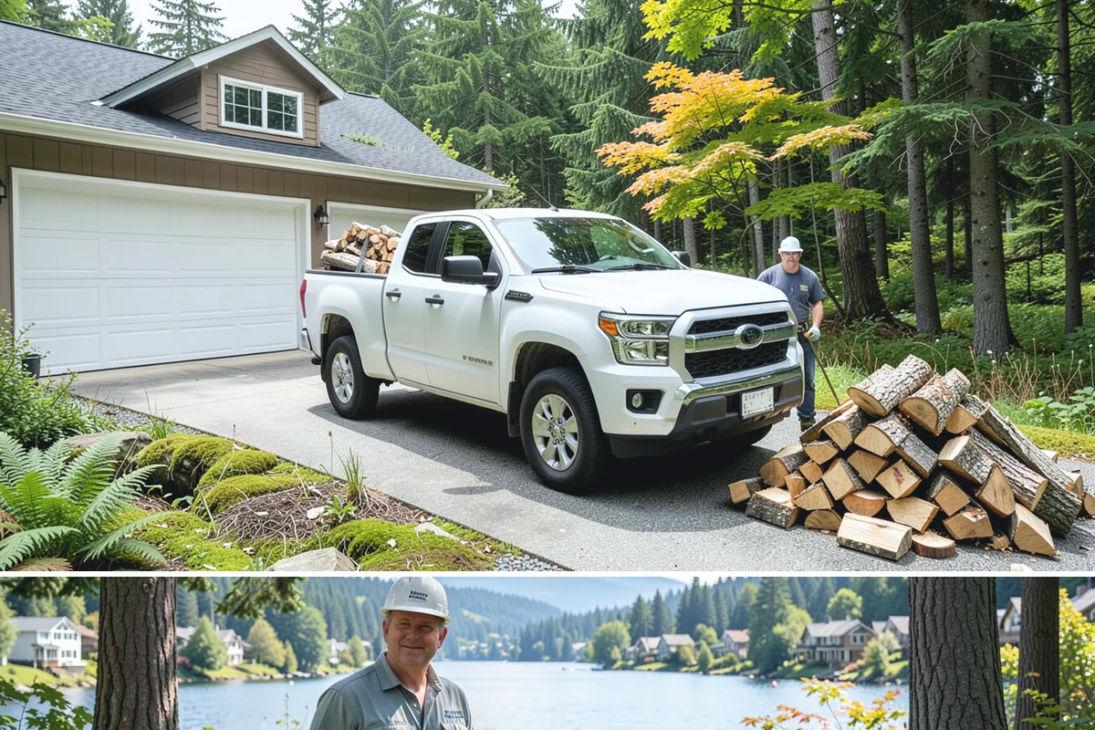 Green Firewood in Milton, King County, WA - Buy green firewood in spring or early summer so it has the warm, drier months to season before you need it.