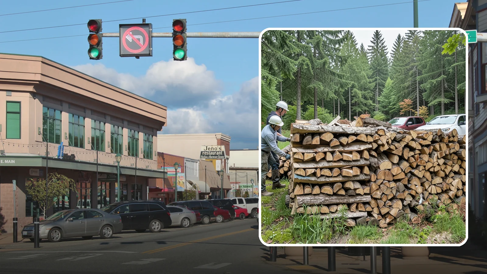 Green Firewood in Monroe, Snohomish County, WA - Our green firewood is freshly cut and unseasoned, sold at a lower price for buyers who plan to dry it themselves before burning.