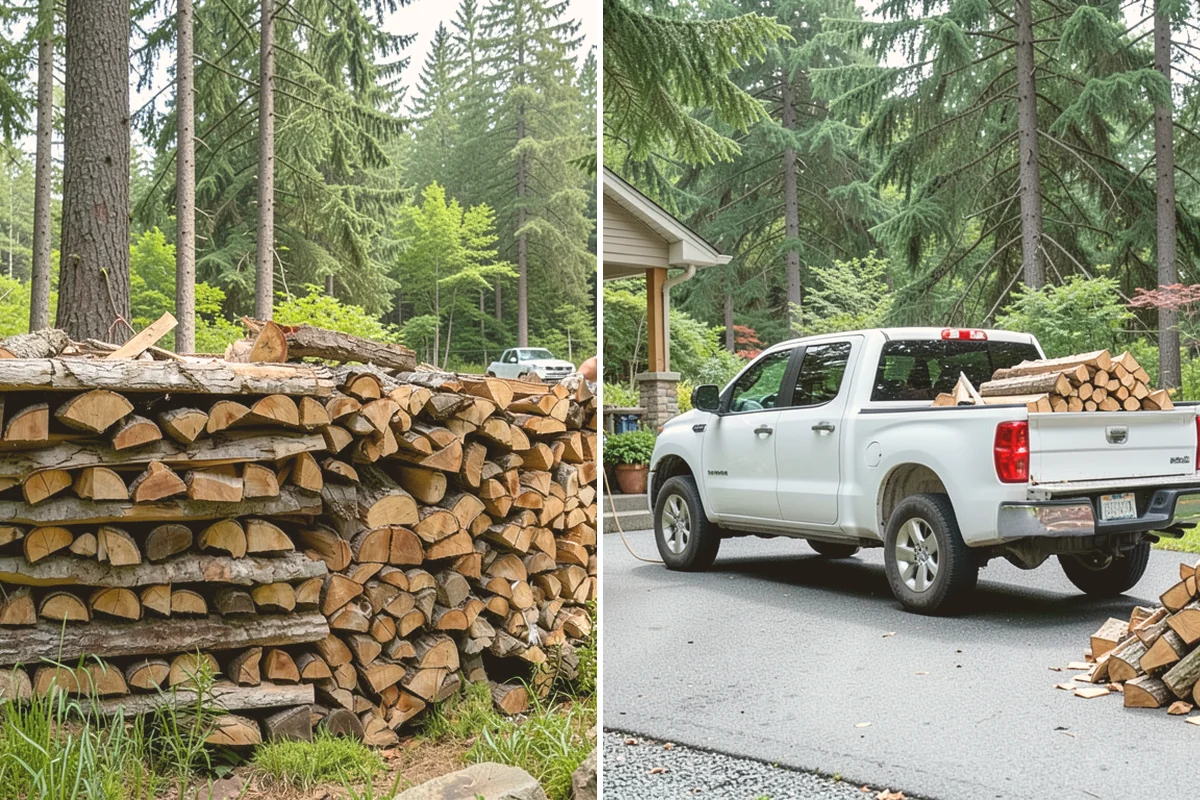 Green Firewood in Mount Vernon, WA - We cut and split fresh wood to your requested size