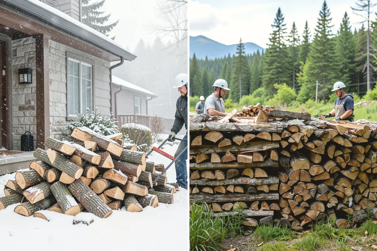 Green Firewood in Mountlake Terrace, WA - We cut and split fresh wood to your requested size