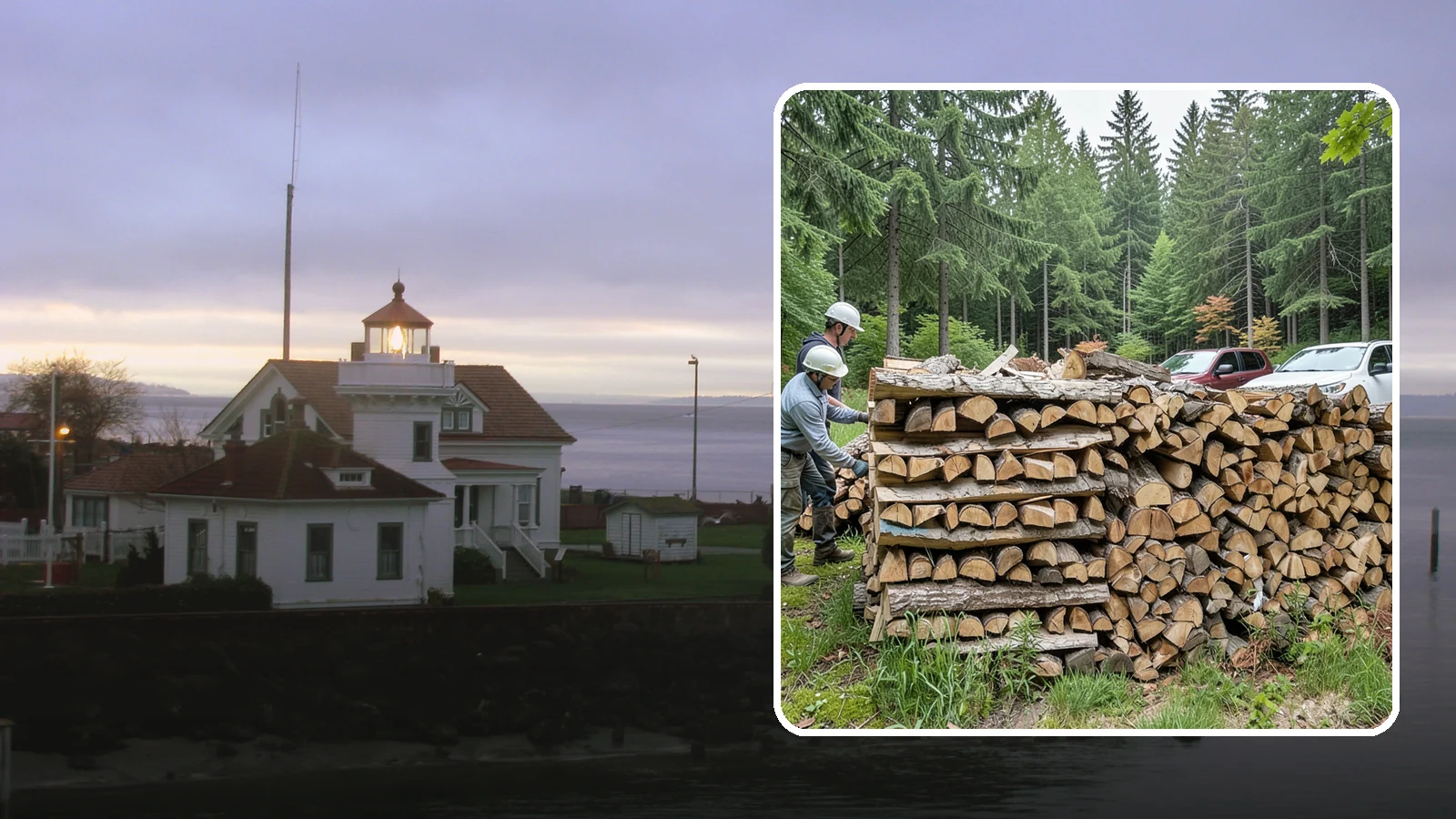 Green Firewood in Mukilteo, Snohomish County, WA - Our green firewood is freshly cut and unseasoned, sold at a lower price for buyers who plan to dry it themselves before burning.
