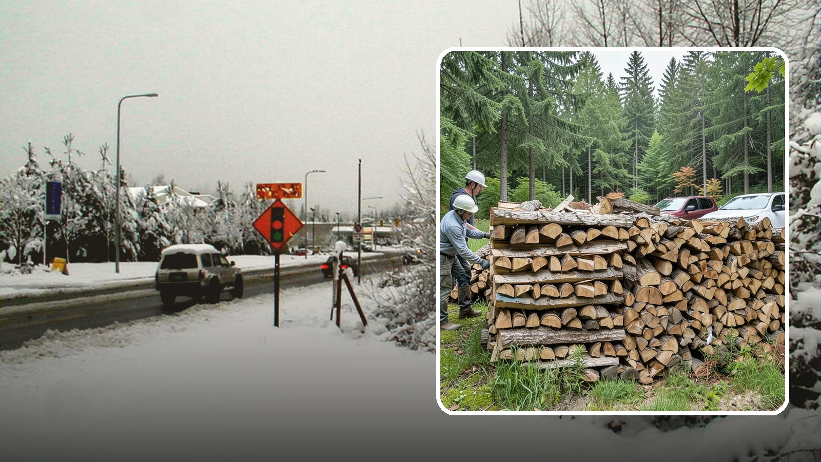 Green Firewood in Newcastle, King County, WA - Our green firewood is freshly cut and unseasoned, sold at a lower price for buyers who plan to dry it themselves before burning.