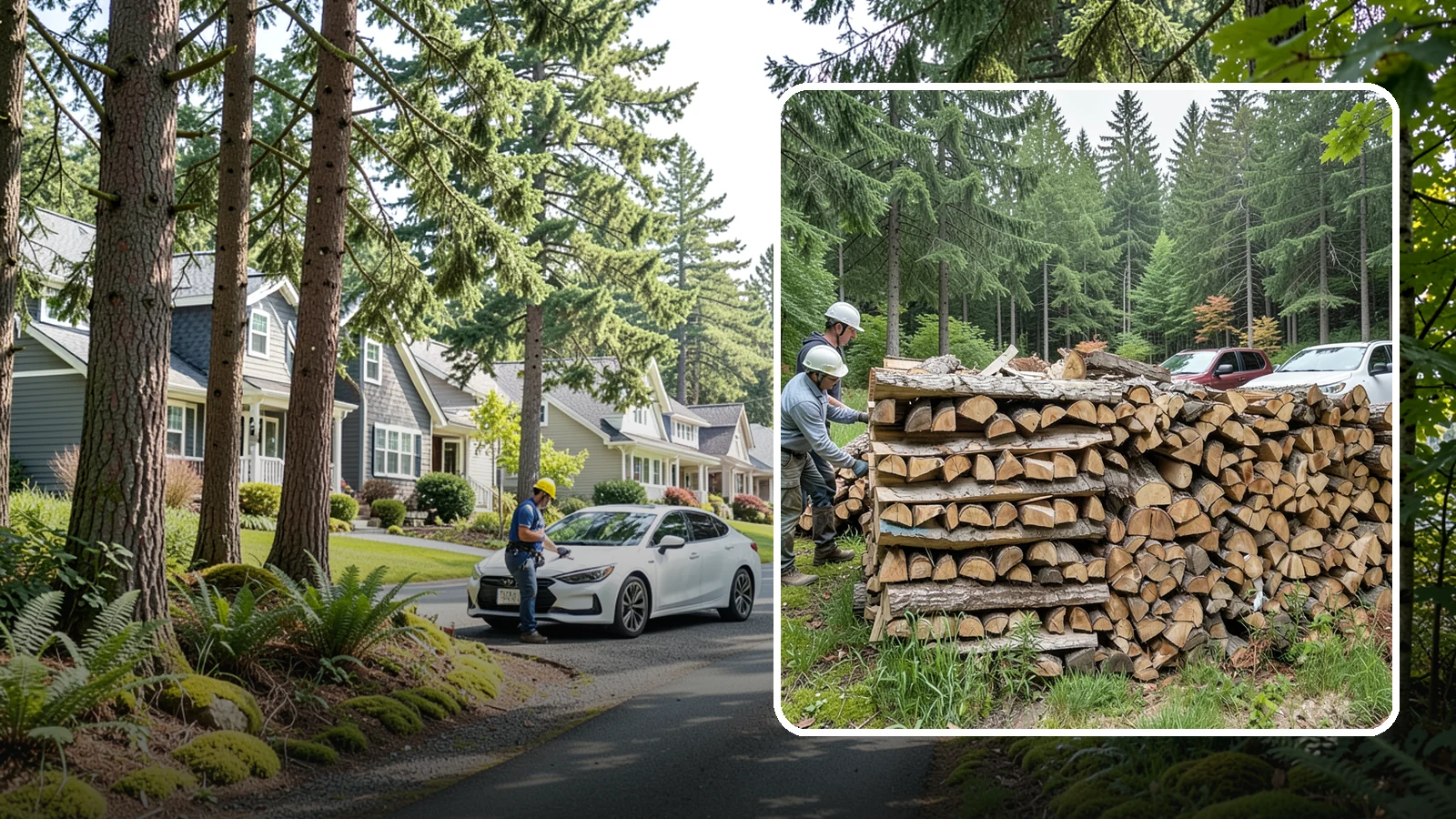 Green Firewood in Normandy Park, King County, WA - Our green firewood is freshly cut and unseasoned, sold at a lower price for buyers who plan to dry it themselves before burning.