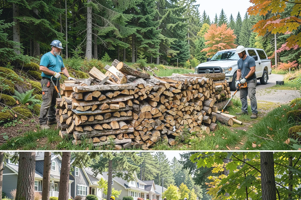 Green Firewood in Normandy Park, King County, WA - Buy green firewood in spring or early summer so it has the warm, drier months to season before you need it.