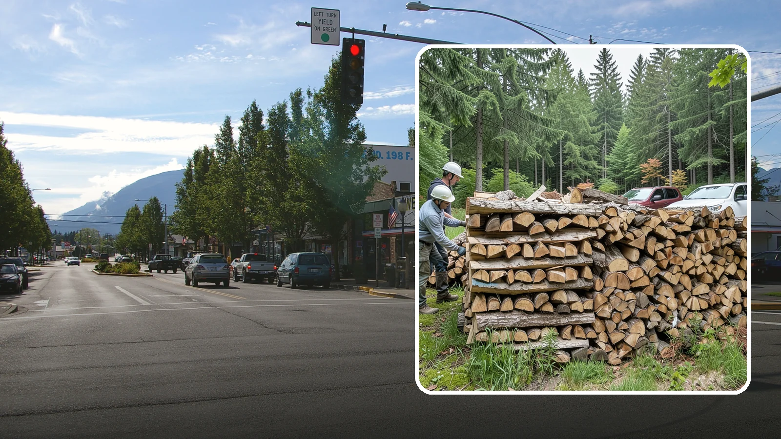 Green Firewood in North Bend, King County, WA - Our green firewood is freshly cut and unseasoned, sold at a lower price for buyers who plan to dry it themselves before burning.