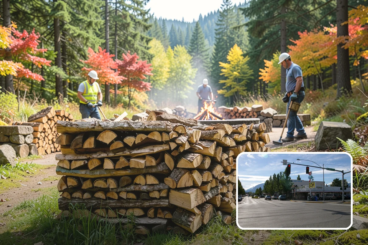 Green Firewood in North Bend, King County, WA - Lowest per-volume price of any option