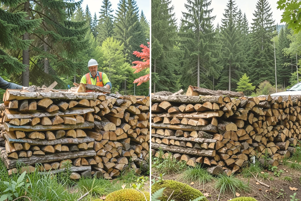 Green Firewood in Oak Harbor, Island County, WA - We cut and split fresh wood to your requested size