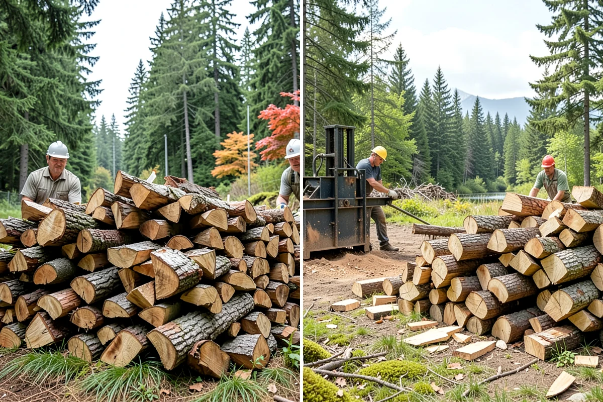 Green Firewood in Pacific, King County, WA - We cut and split fresh wood to your requested size