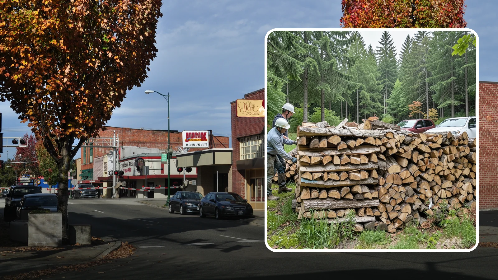 Green Firewood in Puyallup, Pierce County, WA - Our green firewood is freshly cut and unseasoned, sold at a lower price for buyers who plan to dry it themselves before burning.