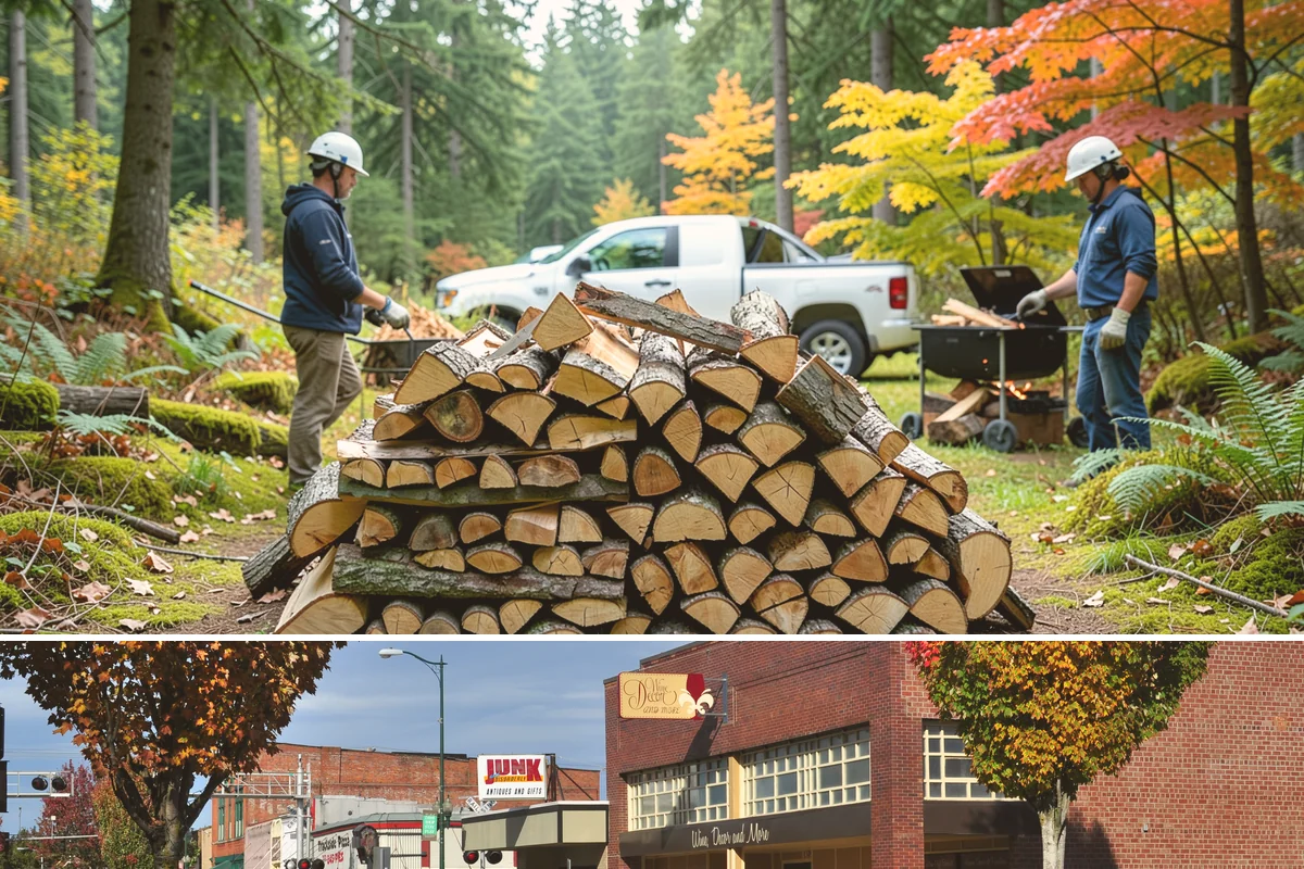 Green Firewood in Puyallup, Pierce County, WA - Buy green firewood in spring or early summer so it has the warm, drier months to season before you need it.