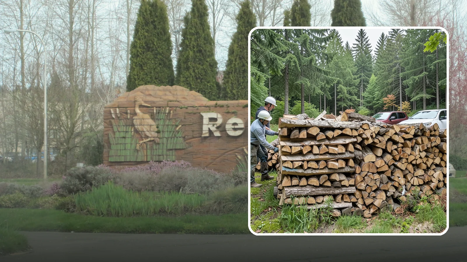 Green Firewood in Renton, King County, WA - Our green firewood is freshly cut and unseasoned, sold at a lower price for buyers who plan to dry it themselves before burning.