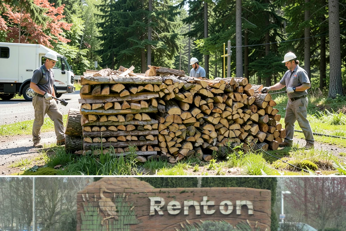 Green Firewood in Renton, King County, WA - Buy green firewood in spring or early summer so it has the warm, drier months to season before you need it.