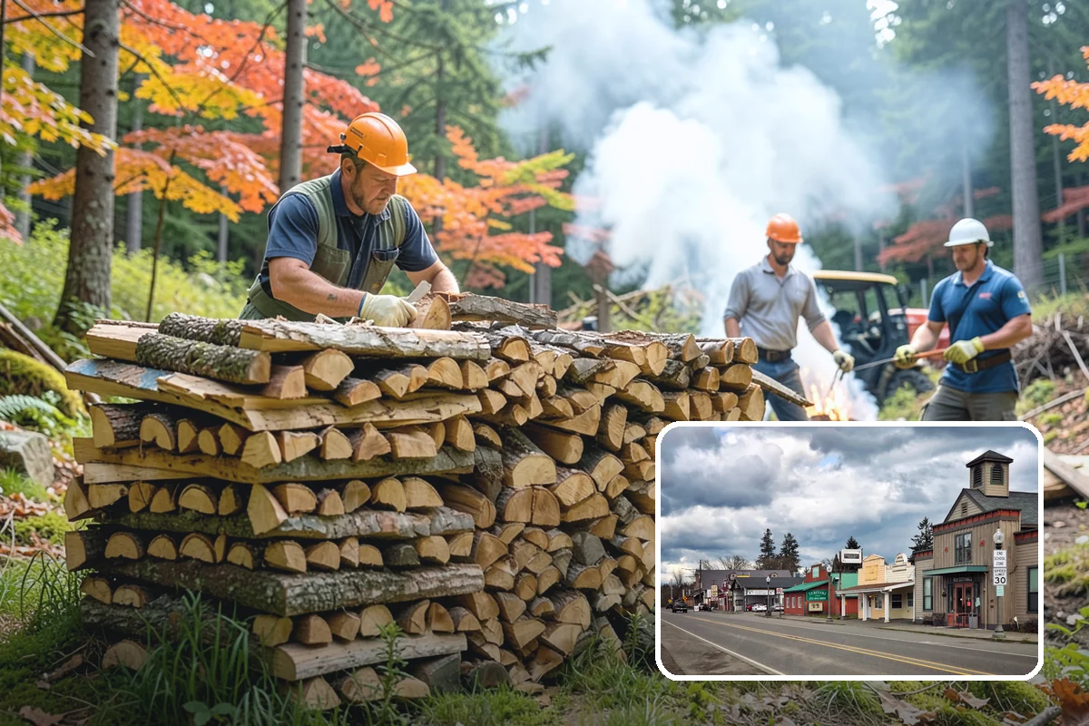Green Firewood in Roy, Pierce County, WA - Lowest per-volume price of any option