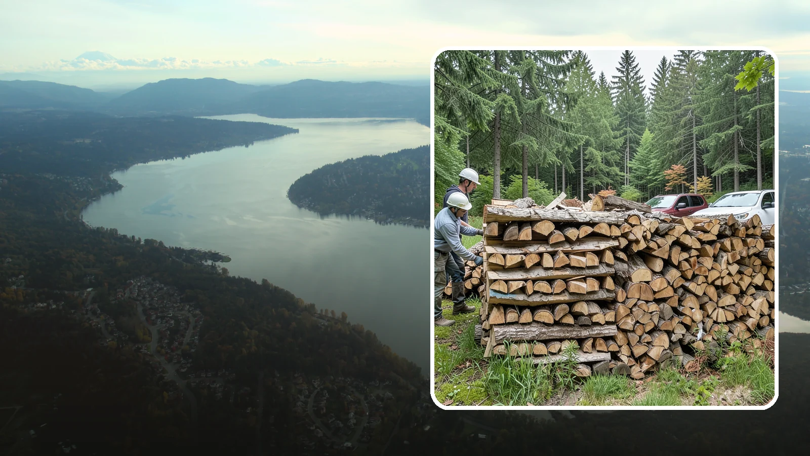 Green Firewood in Sammamish, King County, WA - Our green firewood is freshly cut and unseasoned, sold at a lower price for buyers who plan to dry it themselves before burning.