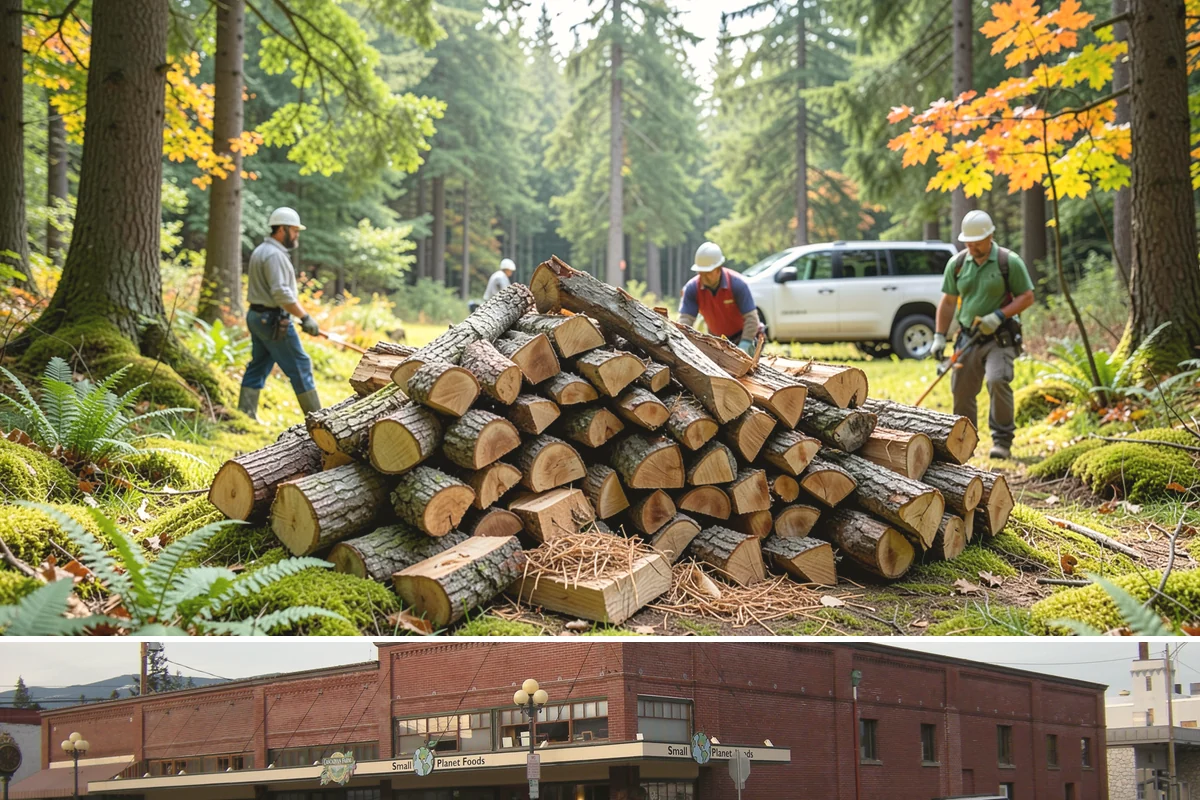 Green Firewood in Sedro-Woolley, Skagit County, WA - Buy green firewood in spring or early summer so it has the warm, drier months to season before you need it.