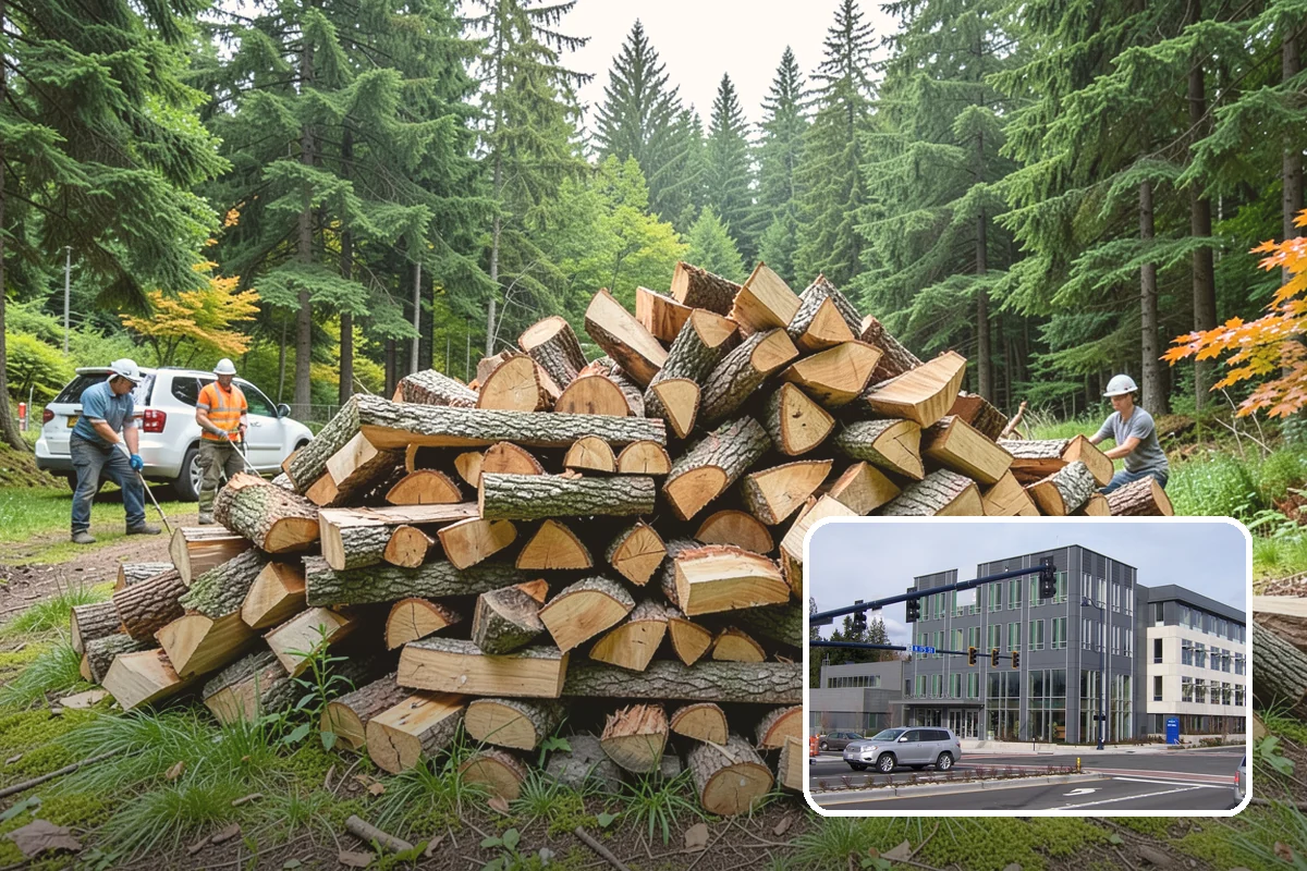Green Firewood in Shoreline, King County, WA - Lowest per-volume price of any option