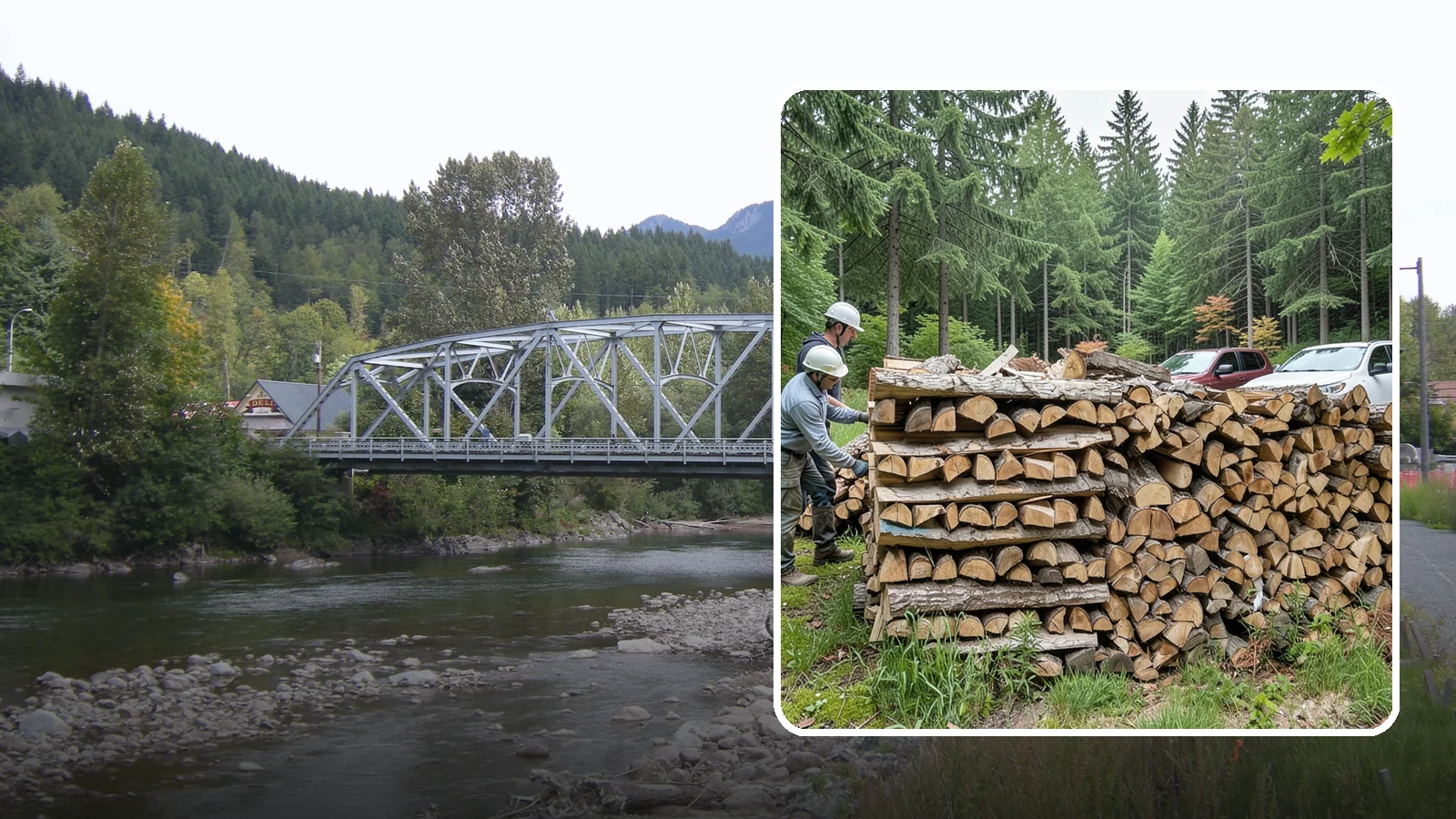 Green Firewood in Skykomish, King County, WA - Our green firewood is freshly cut and unseasoned, sold at a lower price for buyers who plan to dry it themselves before burning.
