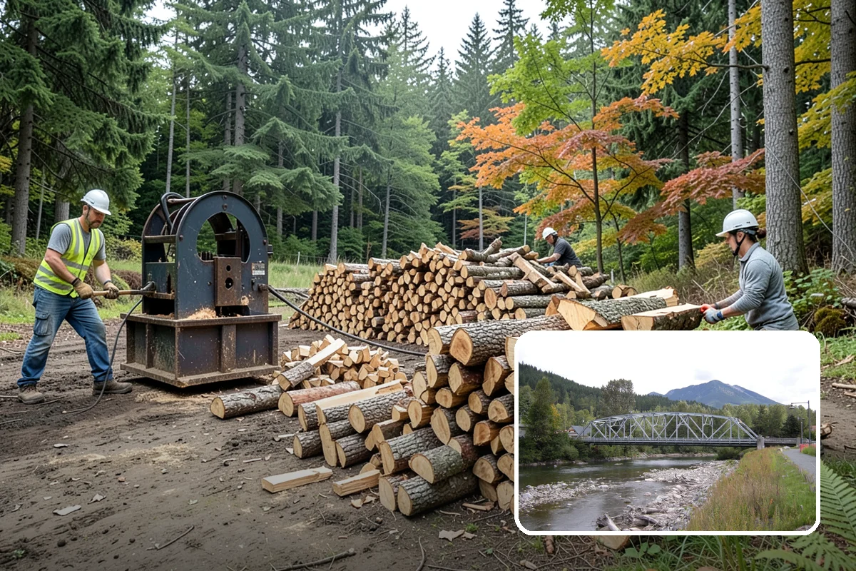 Green Firewood in Skykomish, King County, WA - Lowest per-volume price of any option