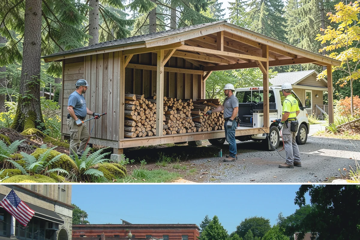 Green Firewood in Snohomish, Snohomish County, WA - Buy green firewood in spring or early summer so it has the warm, drier months to season before you need it.