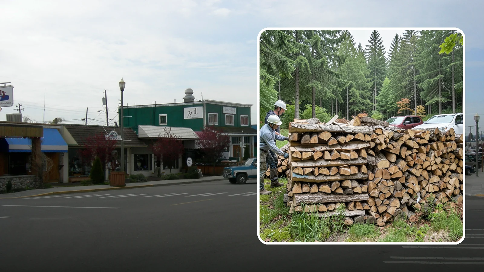 Green Firewood in Stanwood, Snohomish County, WA - Our green firewood is freshly cut and unseasoned, sold at a lower price for buyers who plan to dry it themselves before burning.
