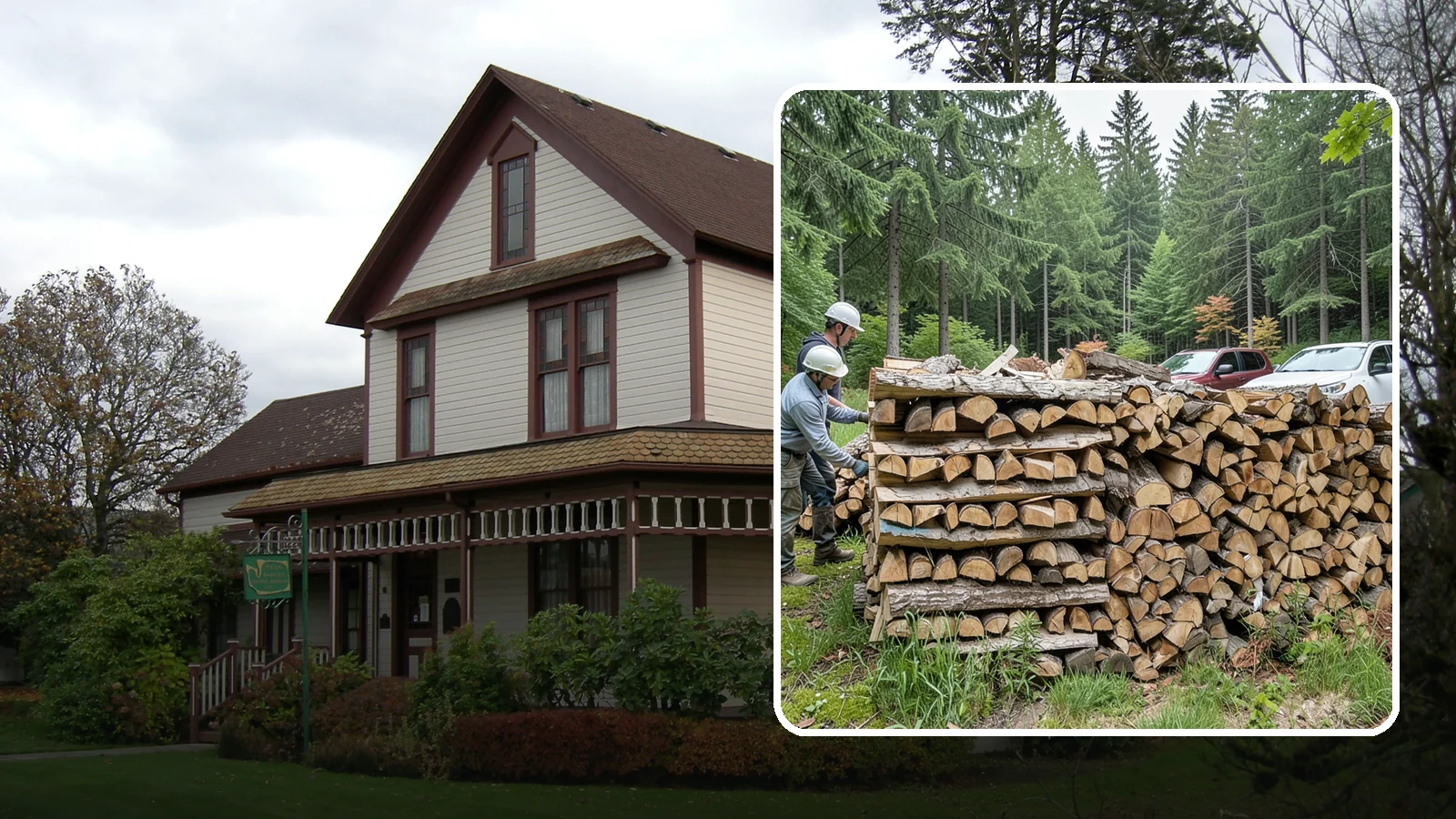 Green Firewood in Sumner, Pierce County, WA - Our green firewood is freshly cut and unseasoned, sold at a lower price for buyers who plan to dry it themselves before burning.