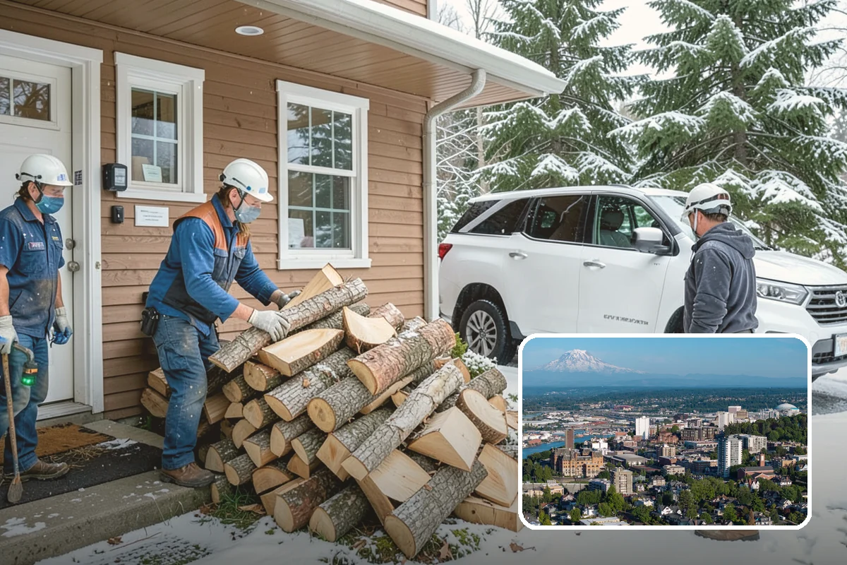 Green Firewood in Tacoma, Pierce County, WA - Lowest per-volume price of any option