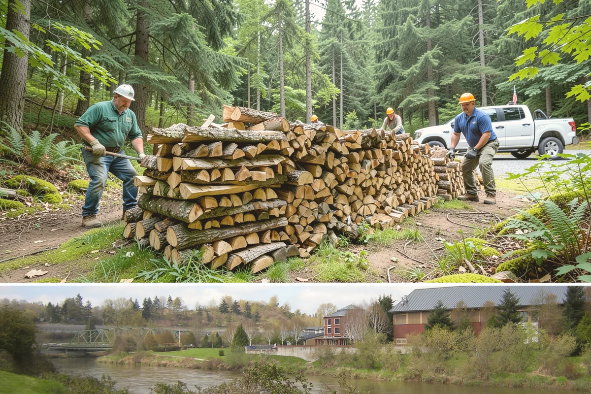 Green Firewood in Tukwila, King County, WA - Buy green firewood in spring or early summer so it has the warm, drier months to season before you need it.