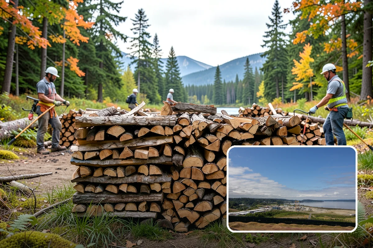 Green Firewood in University Place, Pierce County, WA - Lowest per-volume price of any option