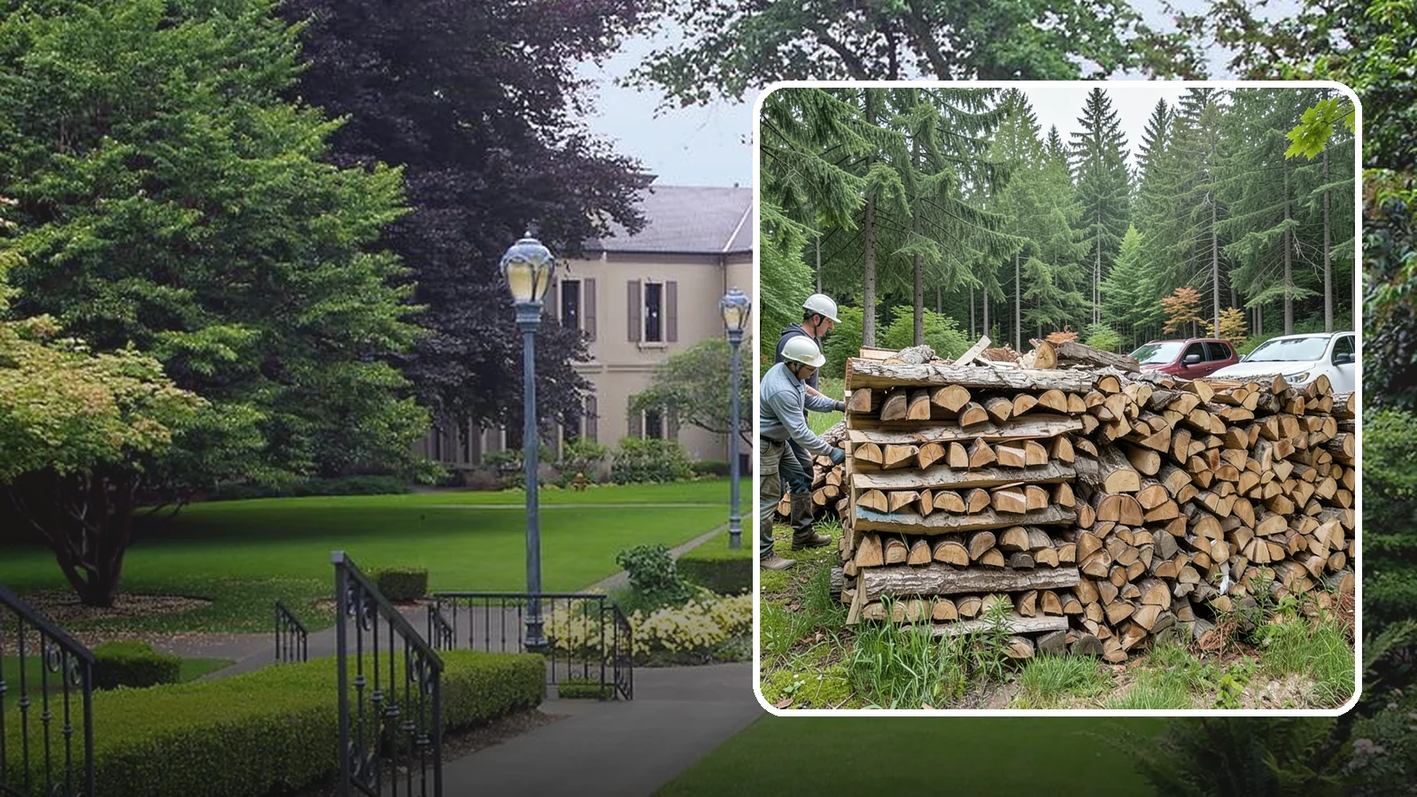 Green Firewood in Woodinville, King County, WA - Our green firewood is freshly cut and unseasoned, sold at a lower price for buyers who plan to dry it themselves before burning.
