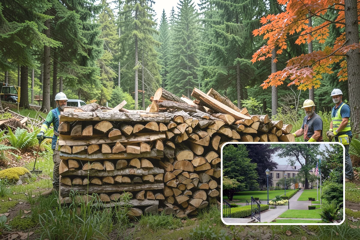 Green Firewood in Woodinville, King County, WA - Lowest per-volume price of any option