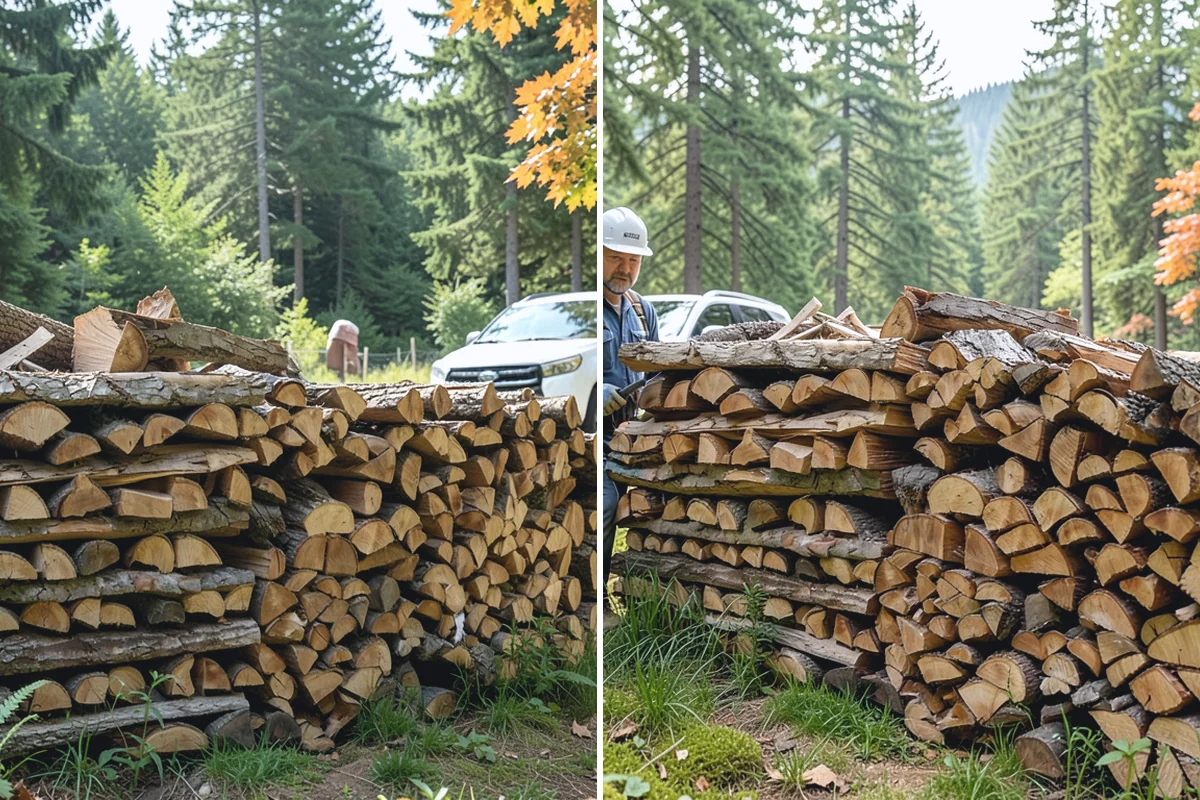 Green Firewood in Woodinville, King County, WA - We cut and split fresh wood to your requested size