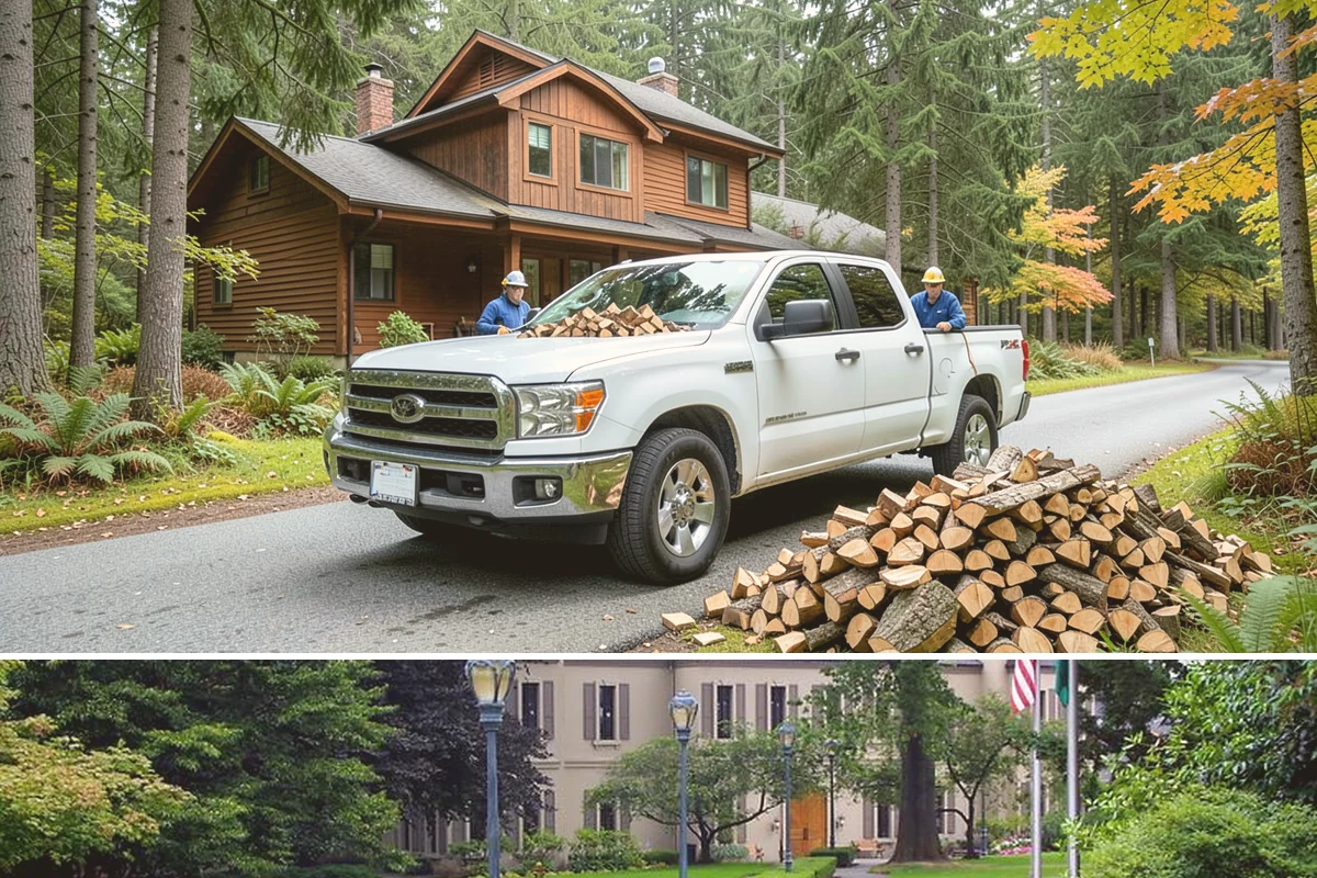 Green Firewood in Woodinville, King County, WA - Buy green firewood in spring or early summer so it has the warm, drier months to season before you need it.