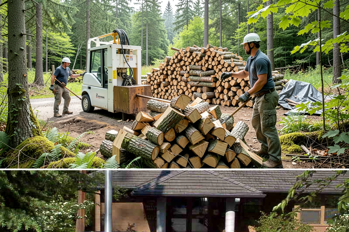 Green Firewood in Yarrow Point, King County, WA - Buy green firewood in spring or early summer so it has the warm, drier months to season before you need it.