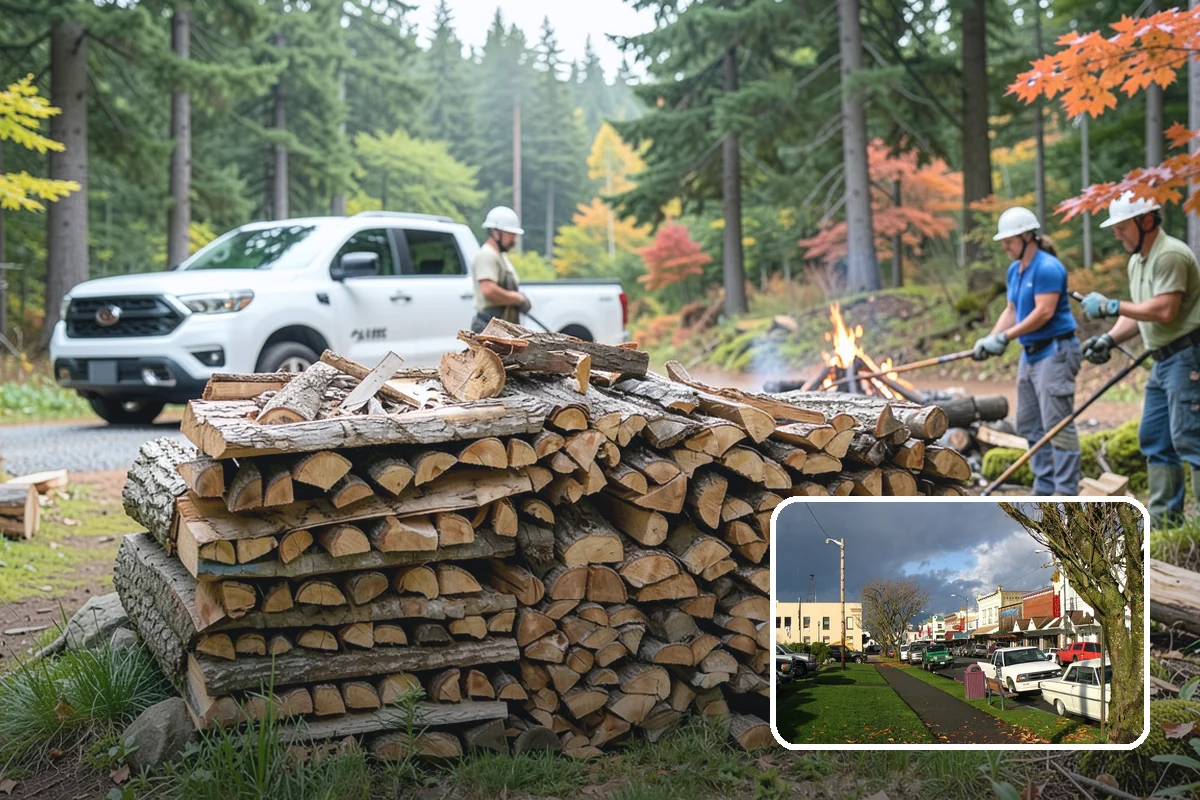 Grilling Wood in Arlington, Snohomish County, WA - Builds a hot coal bed for fast searing