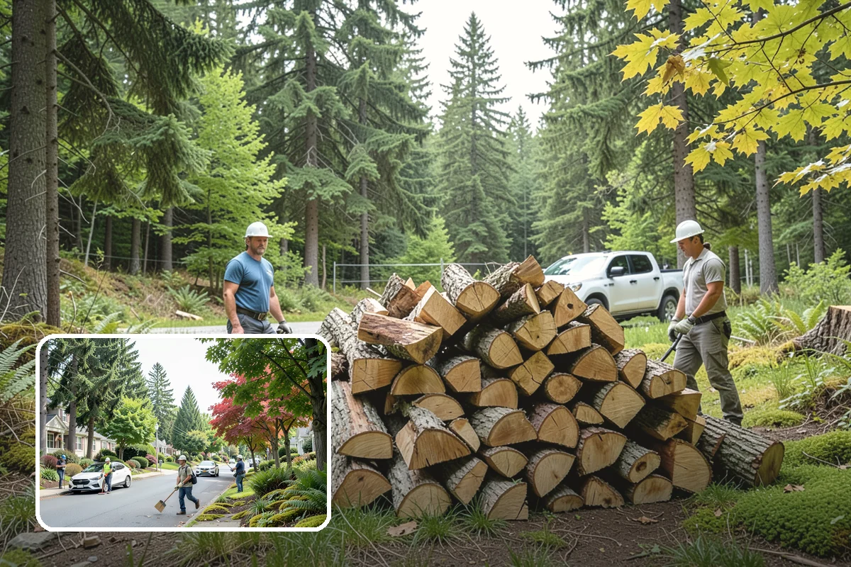 Grilling Wood in Beaux Arts Village, King County, WA - Builds a hot coal bed for fast searing