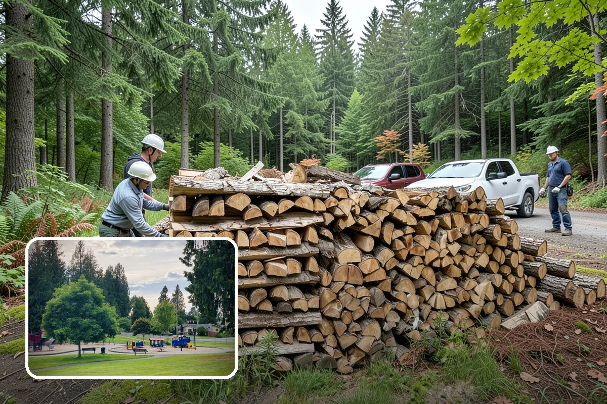 Grilling Wood in Bonney Lake, Pierce County, WA - Builds a hot coal bed for fast searing