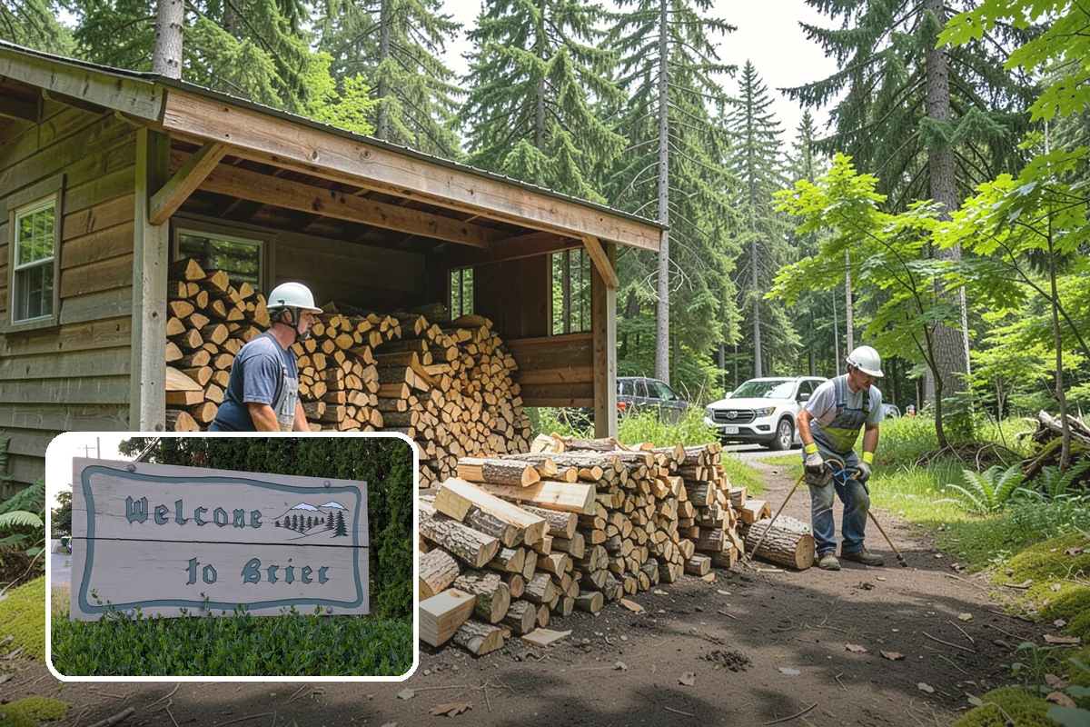 Grilling Wood in Brier, Snohomish County, WA - Builds a hot coal bed for fast searing